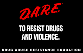 D.A.R.E. to resist drugs and violence logo